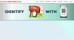 Desktop Screenshot of datacodeindia.com