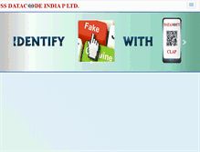 Tablet Screenshot of datacodeindia.com